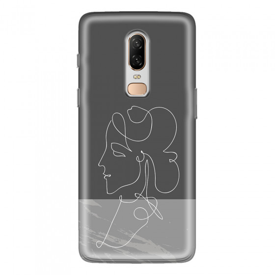 ONEPLUS - OnePlus 6 - Soft Clear Case - Miss Marble