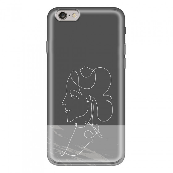 APPLE - iPhone 6S - Soft Clear Case - Miss Marble
