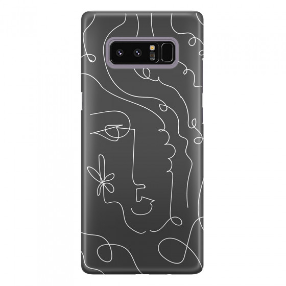 SAMSUNG - Galaxy Note 8 - 3D Snap Case - Dark Silhouette