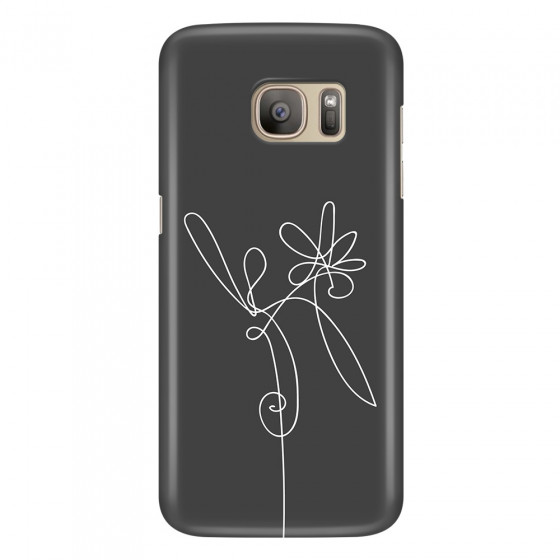SAMSUNG - Galaxy S7 - 3D Snap Case - Flower In The Dark