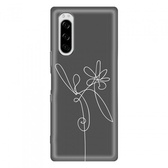 SONY - Sony Xperia 5 - Soft Clear Case - Flower In The Dark