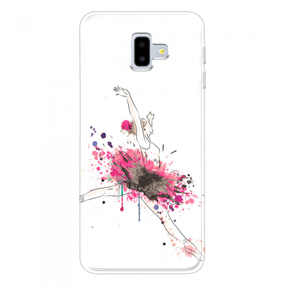 SAMSUNG - Galaxy J6 Plus 2018 - Soft Clear Case - Ballerina