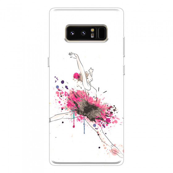 SAMSUNG - Galaxy Note 8 - Soft Clear Case - Ballerina