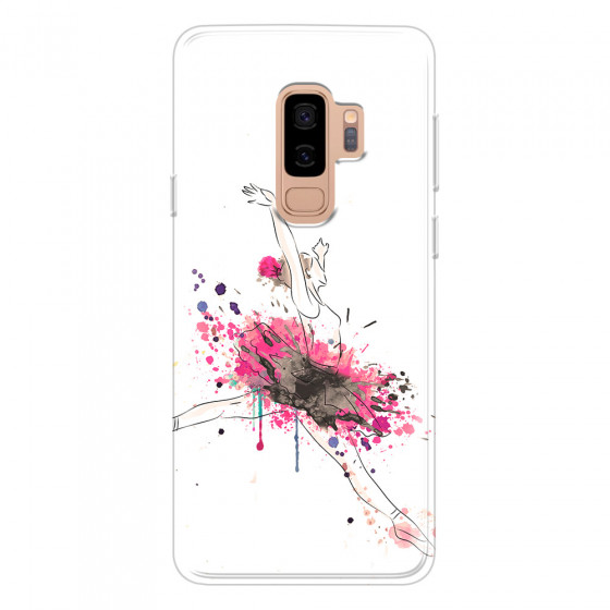 SAMSUNG - Galaxy S9 Plus 2018 - Soft Clear Case - Ballerina