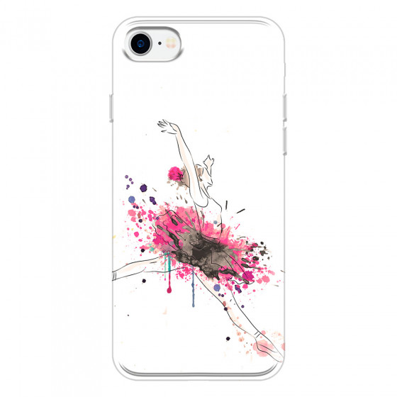 APPLE - iPhone 7 - Soft Clear Case - Ballerina