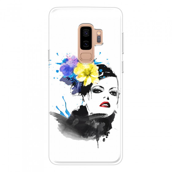 SAMSUNG - Galaxy S9 Plus 2018 - Soft Clear Case - Floral Beauty