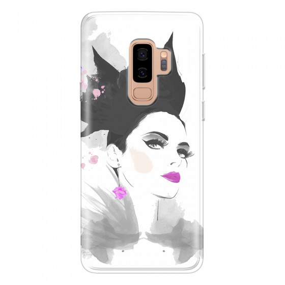 SAMSUNG - Galaxy S9 Plus 2018 - Soft Clear Case - Pink Lips