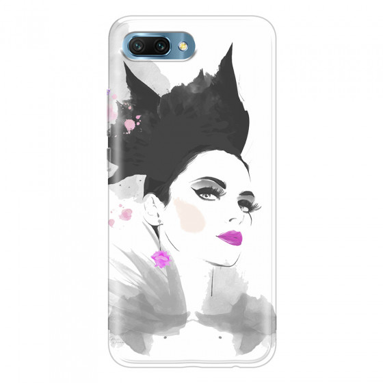 HONOR - Honor 10 - Soft Clear Case - Pink Lips