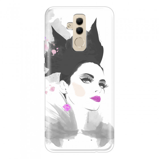 HUAWEI - Mate 20 Lite - Soft Clear Case - Pink Lips