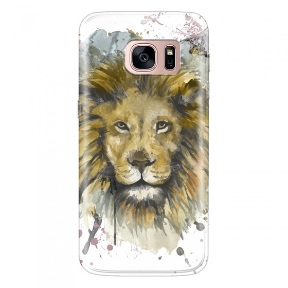 SAMSUNG - Galaxy S7 - Soft Clear Case - Lion