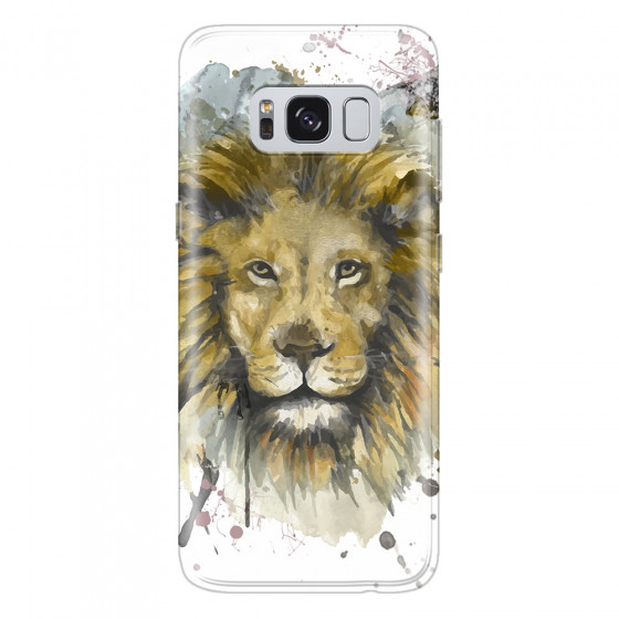 SAMSUNG - Galaxy S8 Plus - Soft Clear Case - Lion
