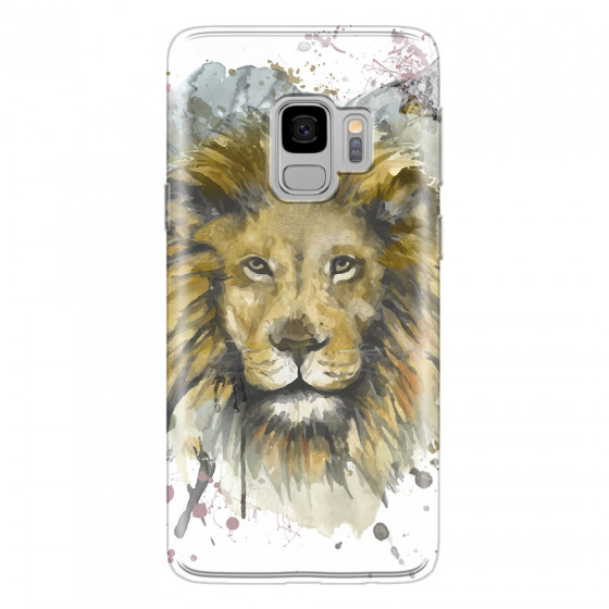 SAMSUNG - Galaxy S9 - Soft Clear Case - Lion