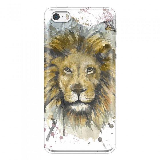 APPLE - iPhone 5S/SE - Soft Clear Case - Lion