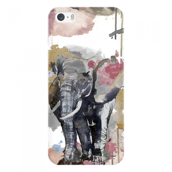 APPLE - iPhone 5S/SE - 3D Snap Case - Elephant