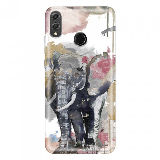 HONOR - Honor 8X - Soft Clear Case - Elephant
