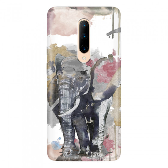 ONEPLUS - OnePlus 7 Pro - Soft Clear Case - Elephant