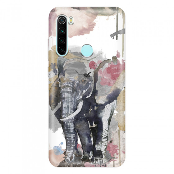 XIAOMI - Redmi Note 8 - Soft Clear Case - Elephant