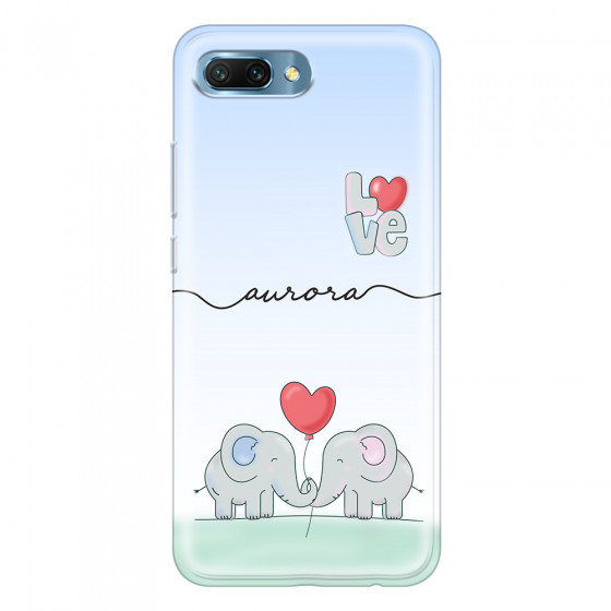 HONOR - Honor 10 - Soft Clear Case - Elephants in Love