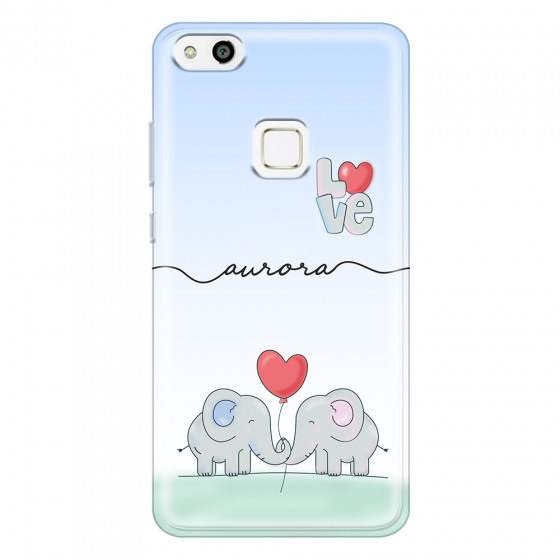 HUAWEI - P10 Lite - Soft Clear Case - Elephants in Love
