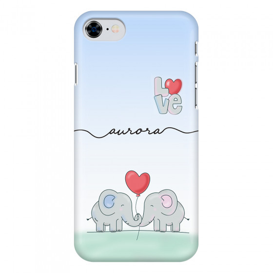 APPLE - iPhone 8 - 3D Snap Case - Elephants in Love