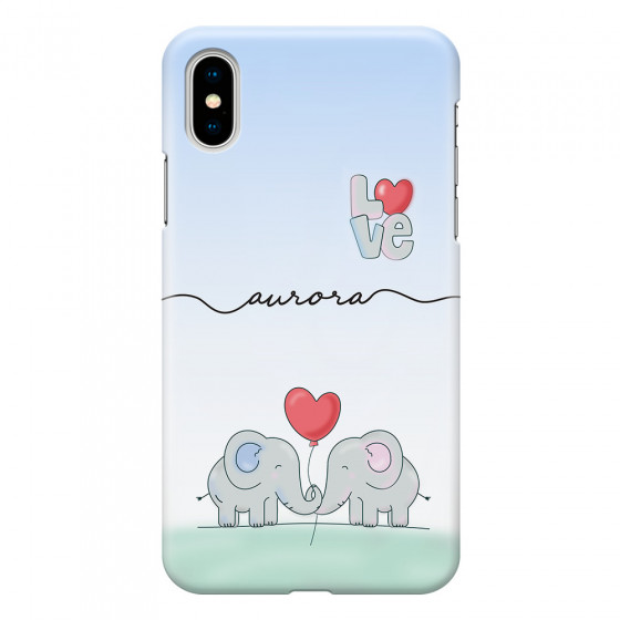 APPLE - iPhone X - 3D Snap Case - Elephants in Love