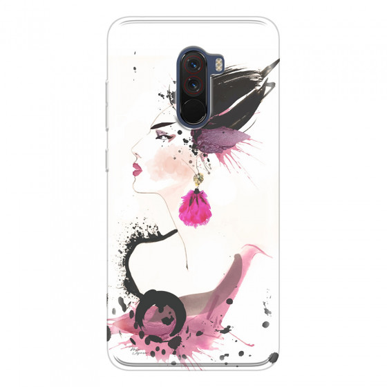 XIAOMI - Pocophone F1 - Soft Clear Case - Japanese Style