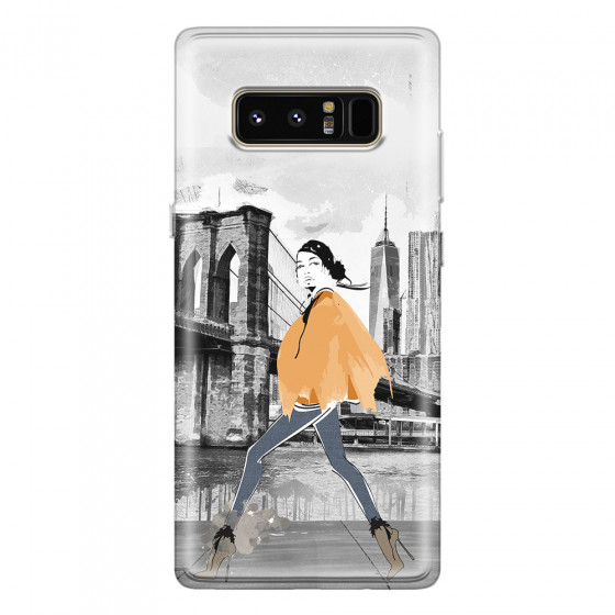 SAMSUNG - Galaxy Note 8 - Soft Clear Case - The New York Walk