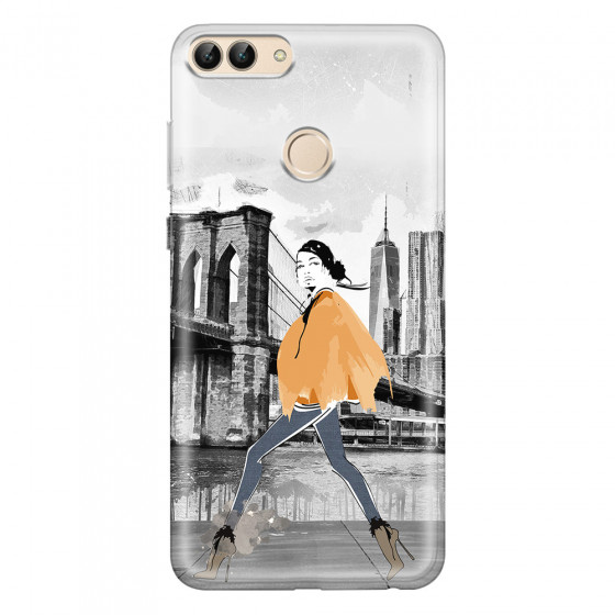 HUAWEI - P Smart 2018 - Soft Clear Case - The New York Walk
