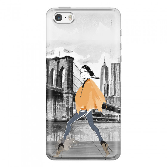 APPLE - iPhone 5S/SE - Soft Clear Case - The New York Walk