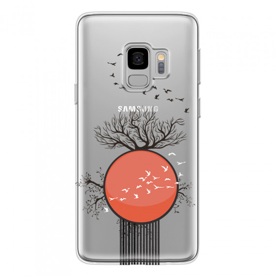 SAMSUNG - Galaxy S9 - Soft Clear Case - Bird Flight