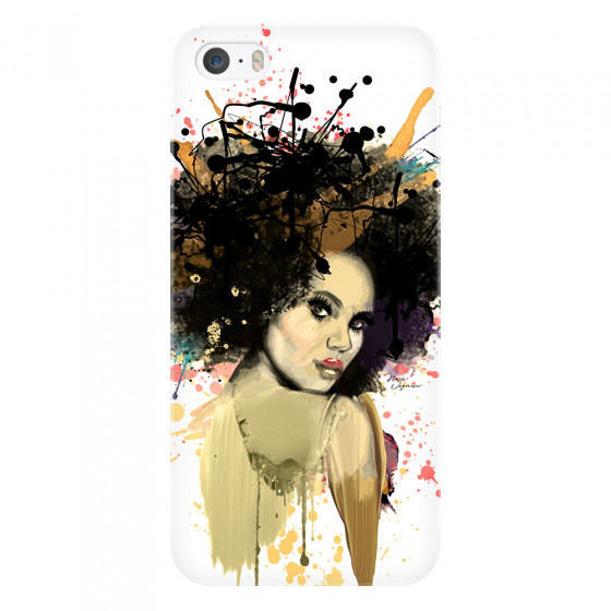 APPLE - iPhone 5S/SE - 3D Snap Case - We love Afro