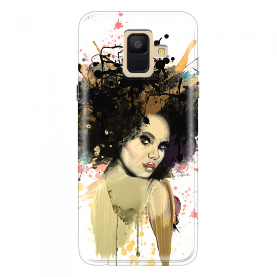SAMSUNG - Galaxy A6 2018 - Soft Clear Case - We love Afro