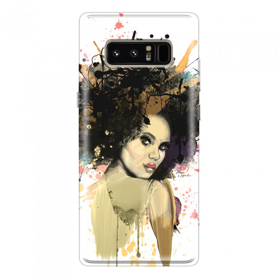SAMSUNG - Galaxy Note 8 - Soft Clear Case - We love Afro