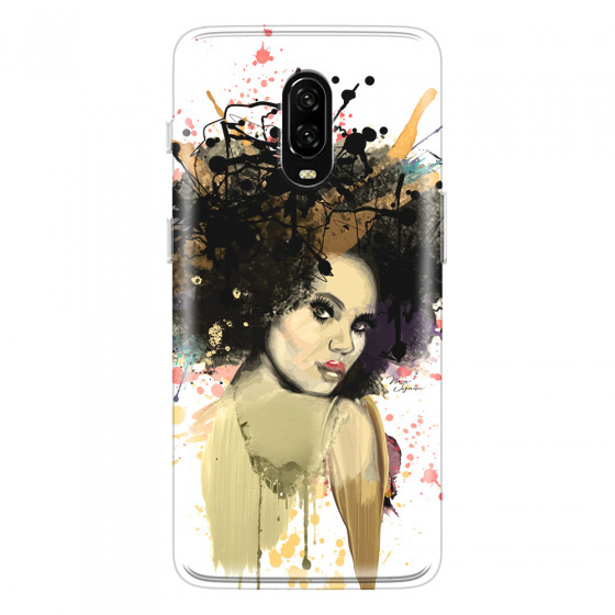 ONEPLUS - OnePlus 6T - Soft Clear Case - We love Afro