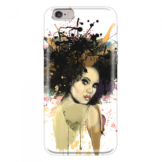 APPLE - iPhone 6S Plus - Soft Clear Case - We love Afro