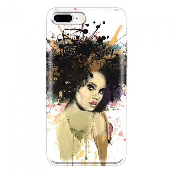 APPLE - iPhone 7 Plus - Soft Clear Case - We love Afro