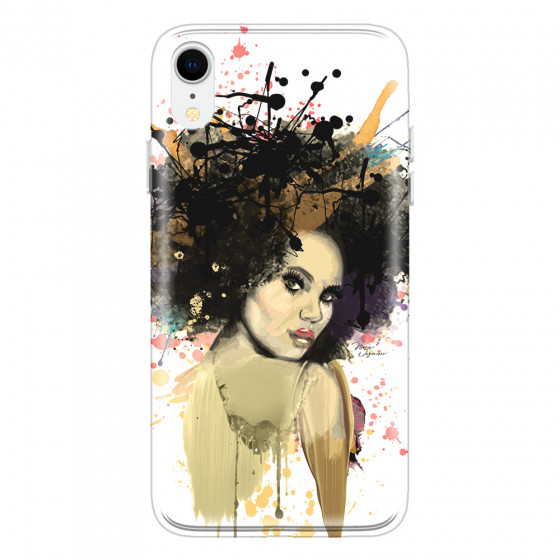 APPLE - iPhone XR - Soft Clear Case - We love Afro