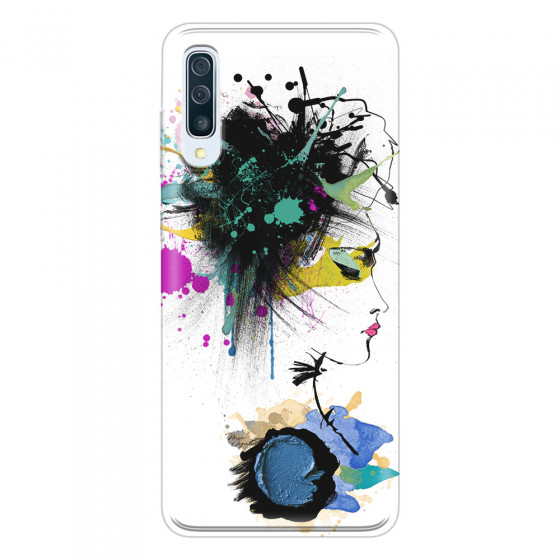 SAMSUNG - Galaxy A70 - Soft Clear Case - Medusa Girl