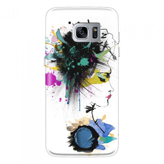 SAMSUNG - Galaxy S7 Edge - Soft Clear Case - Medusa Girl