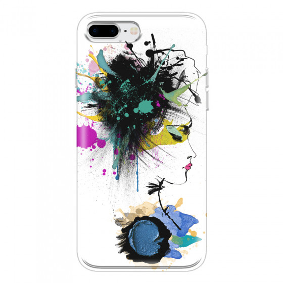 APPLE - iPhone 8 Plus - Soft Clear Case - Medusa Girl