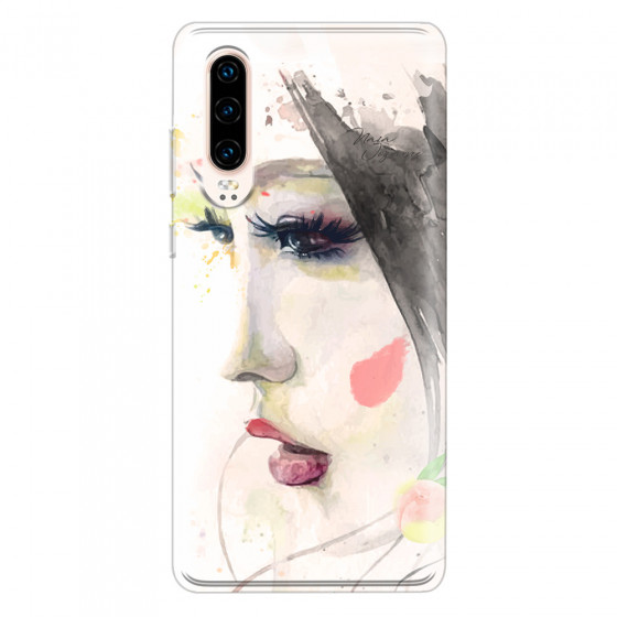 HUAWEI - P30 - Soft Clear Case - Face of a Beauty