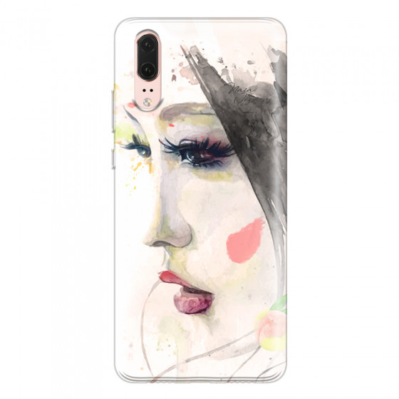 HUAWEI - P20 - Soft Clear Case - Face of a Beauty