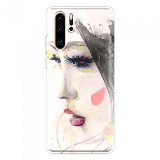 HUAWEI - P30 Pro - Soft Clear Case - Face of a Beauty