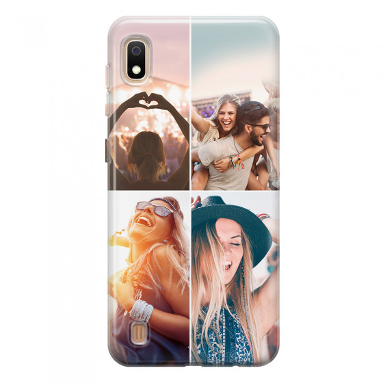 SAMSUNG - Galaxy A10 - Soft Clear Case - Collage of 4
