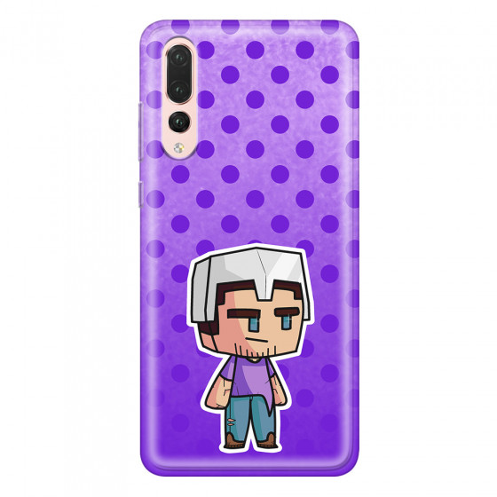 HUAWEI - P20 Pro - Soft Clear Case - Purple Shield Crafter