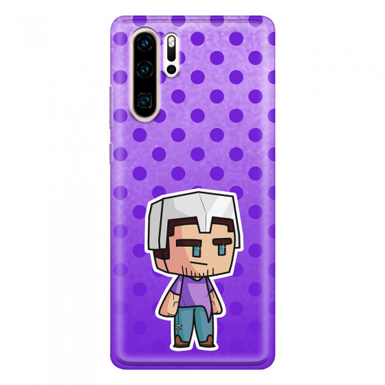 HUAWEI - P30 Pro - Soft Clear Case - Purple Shield Crafter