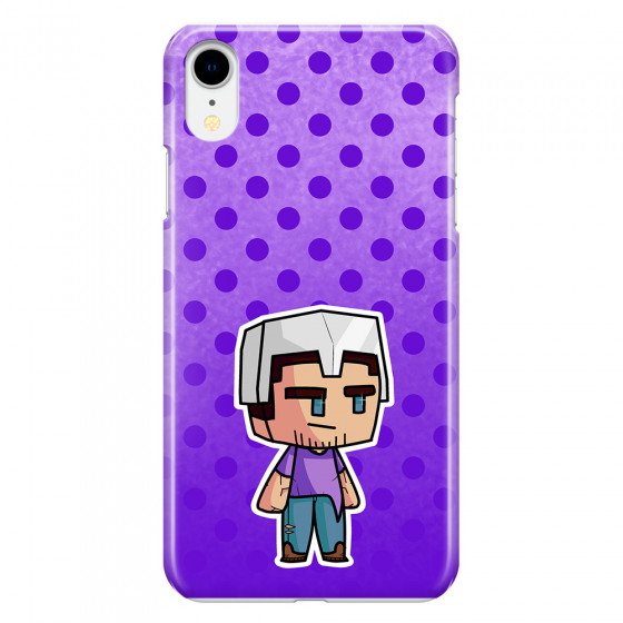 APPLE - iPhone XR - 3D Snap Case - Purple Shield Crafter