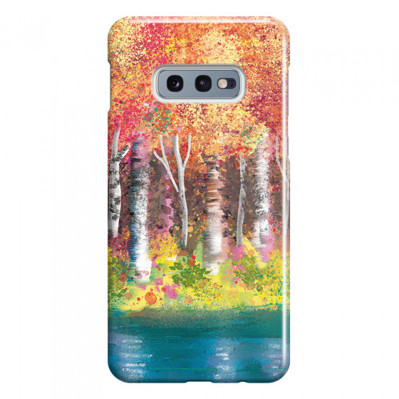 SAMSUNG - Galaxy S10e - 3D Snap Case - Calm Birch Trees