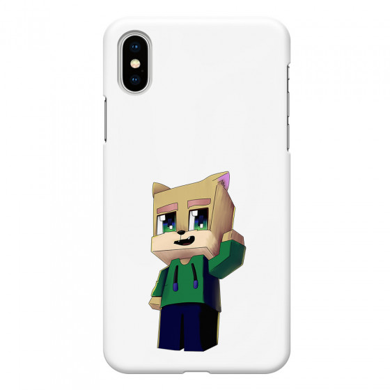 APPLE - iPhone XS Max - 3D Snap Case - Clear Fox Player