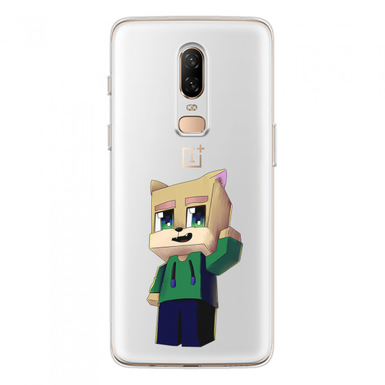 ONEPLUS - OnePlus 6 - Soft Clear Case - Clear Fox Player